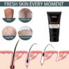 Custom Organic Body Painless Soothing Depilatory Private Parts Hair Removal Cream For Unwanted Coarse Male Body Hair - Image 3