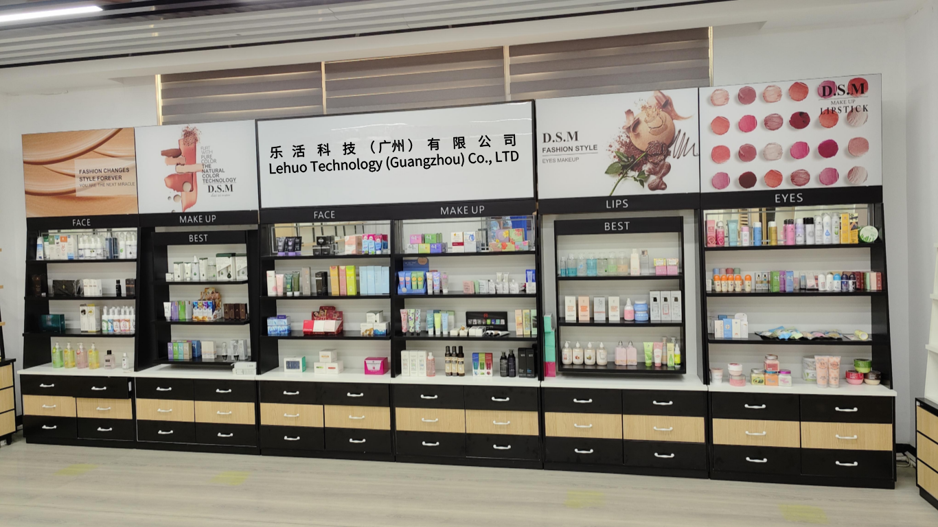 lehuo cosmetic products showroom