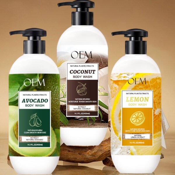 NIULOO Fruit Shower Gel Moisturizing Cleansing Nourishing Skin Shower Gel Manufacturer Wholesale Private Label OEM - Image 3