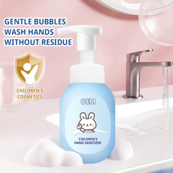 NIULOO Children's Hand Sanitizer Baby Bubble Hand Sanitizer Gentle Cleansing Hand Sanitizer Manufacturer Wholesale Private Label OEM - Image 3
