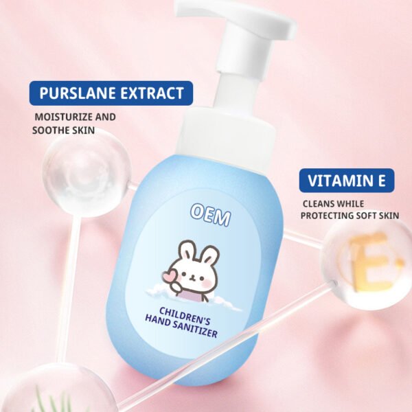 NIULOO Children's Hand Sanitizer Baby Bubble Hand Sanitizer Gentle Cleansing Hand Sanitizer Manufacturer Wholesale Private Label OEM - Image 4