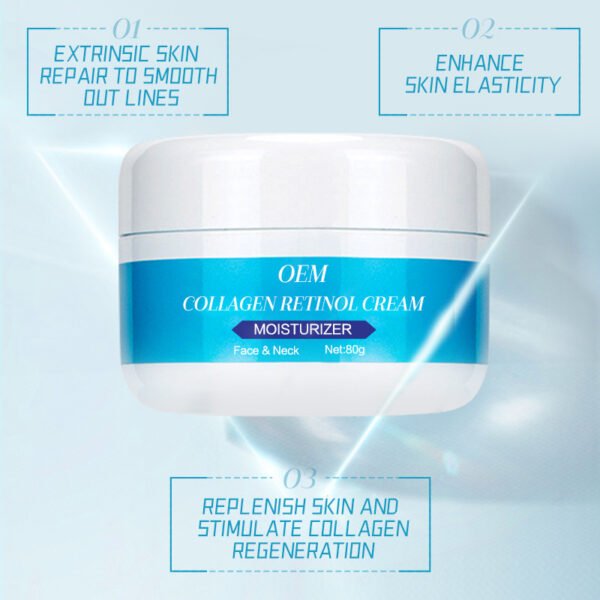 NIULOO Collagen Face Cream OEM Autumn and Winter Hydrating Moisturizing Skin Care Firming Multi-effect Moisturizing Face Cream Manufacturer Wholesale Private Label OEM - Image 4
