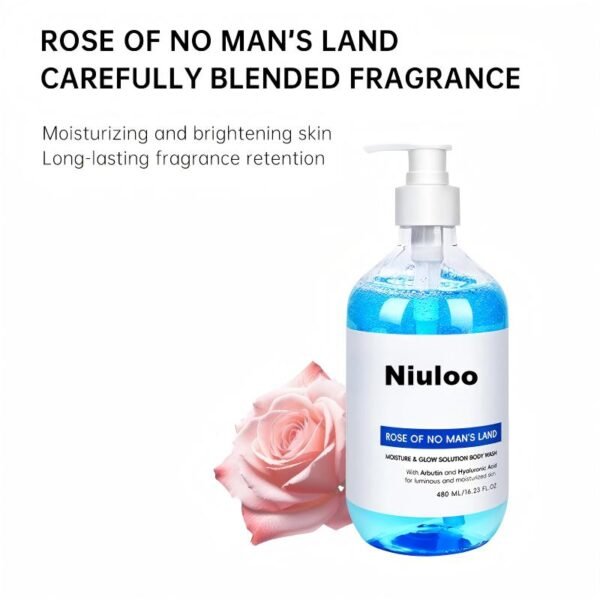 NIULOO Factory Custom Moisture & Glow Solution Body Wash Fragrance Shower Lotion With Hyaluronic Acid Manufacturer OEM Private Label - Image 4