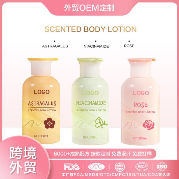 NIULOO Factory Customized Amazon TikTok Hot Selling Fragrance Body Lotion Long-lasting Fragrance Moisturizing Autumn and Winter Skin Care Body Cream Manufacturer OEM Private Label
