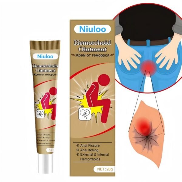 Wholesale Niuloo Hemorrhoid Cream Hemorrhoid Care Cream 20g Manufacturer OEM Private Label