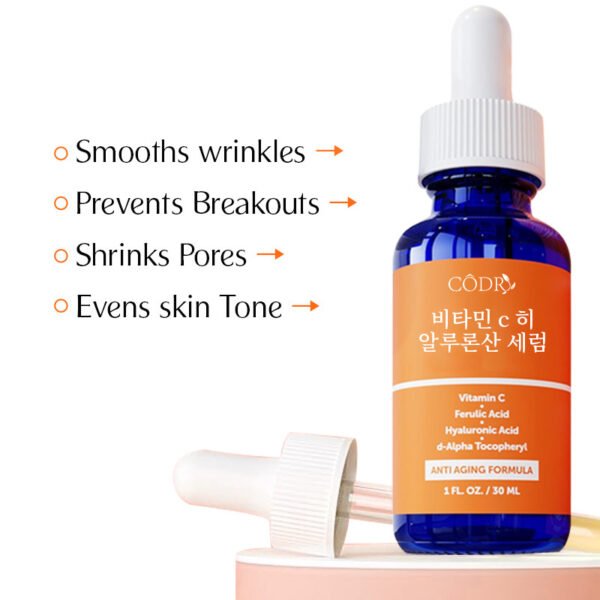NIULOO Factory Customized Amazon TikTok Hot Selling Vitamin C Hyaluronic Acid Essence Moisturizing Brightening Light Line Vitamin C Stock Solution Manufacturer OEM Private Label - Image 3