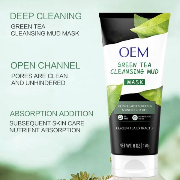 NIULOO Factory Customized Amazon TikTok Hot Selling Blackhead Cleansing Mud Mask Cleansing Pores Blackhead Removing Moisturizing Mask Manufacturer Wholesale OEM Private Label - Image 3