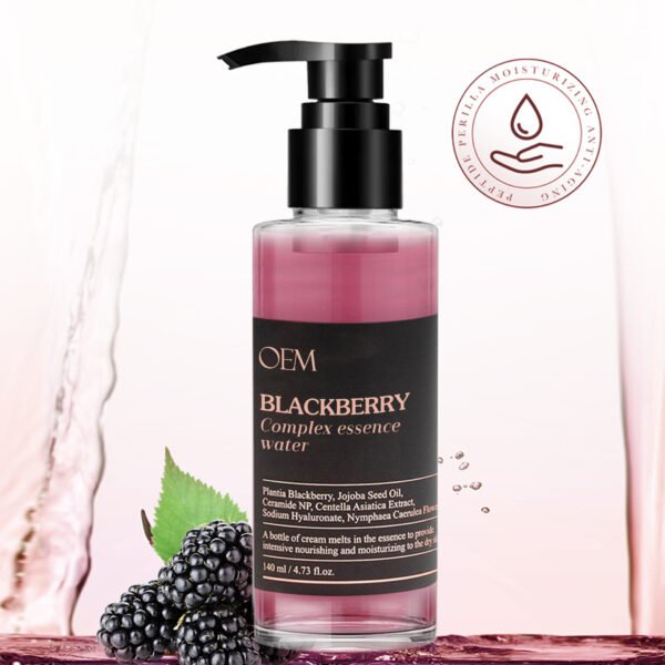NIULOO Factory Customized Amazon TikTok Hot Selling Blackberry Complex Cream Essence Water Long-lasting Moisturizing Light Line Soothing Facial Essence Manufacturer OEM Private Label - Image 3