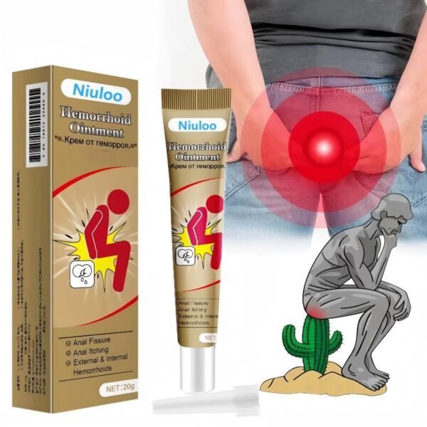 Wholesale Niuloo Hemorrhoid Cream Hemorrhoid Care Cream 20g Manufacturer OEM Private Label