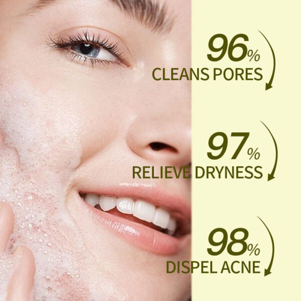 NIULOO Amazon TikTok Hot Sale Flower and Fruit Facial Cleanser Refreshing Moisturizing Cleansing Dirt Cleanser Facial Skin Care Products Manufacturer OEM Private Label - Image 4