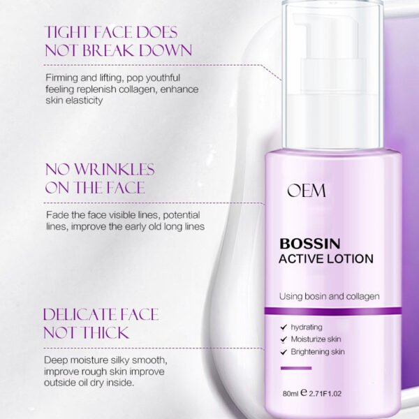 NIULOO Amazon TikTok best-selling Korean popular Bosein Essence Lotion Anti-aging Hydrating Repair Firming Skin Lotion Manufacturer customized OEM private label - Image 4