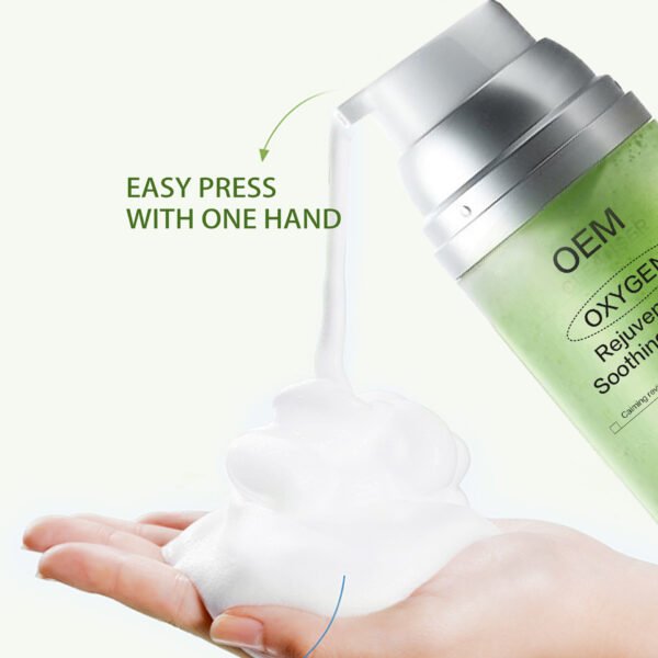NIULOO Factory Customized Amazon TikTok Hot Selling Water Oxygen Rejuvenating Soothing Cleanser Refreshing Oil Control Gentle Cleansing Face Wash Manufacturer OEM Private Label - Image 4