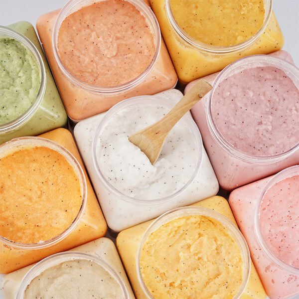 NIULOO Factory Customized Amazon TikTok Hot Selling Fruit Bath Salt Scrub Exfoliating Stain Removing Body Care Scrub Manufacturer OEM Private Label - Image 4