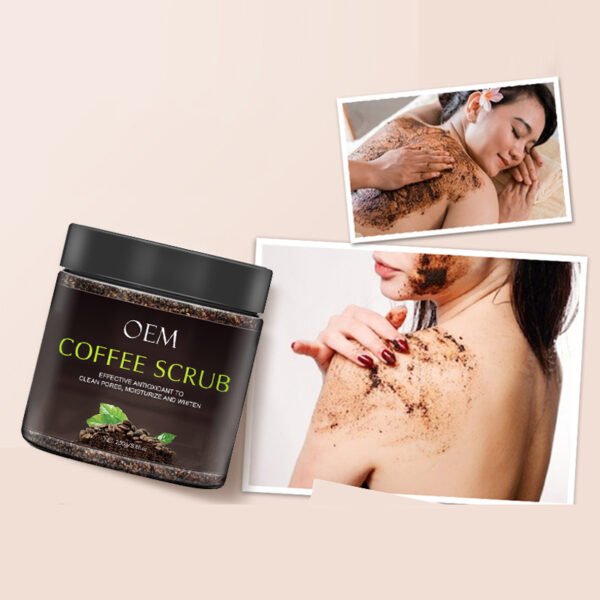 NIULOO Factory Customized Amazon TikTok Hot Selling Coffee Scrub Exfoliating Cleansing Body Scrub Manufacturer Wholesale OEM Private Label - Image 4