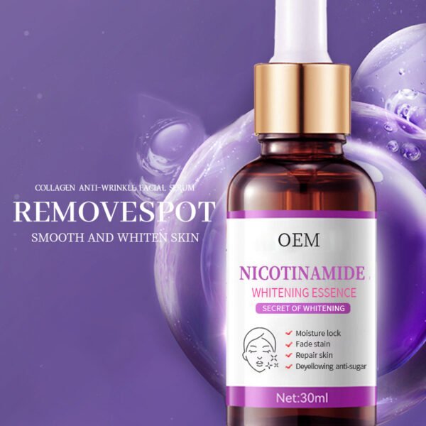 NIULOO Factory Customized Amazon TikTok Hot Selling Niacinamide Essence Hydrating Moisturizing and Diminishing Fine Lines Collagen Essence Manufacturer Wholesale OEM Private Label - Image 4