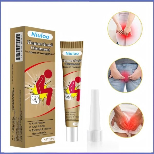 Wholesale Niuloo Hemorrhoid Cream Hemorrhoid Care Cream 20g Manufacturer OEM Private Label