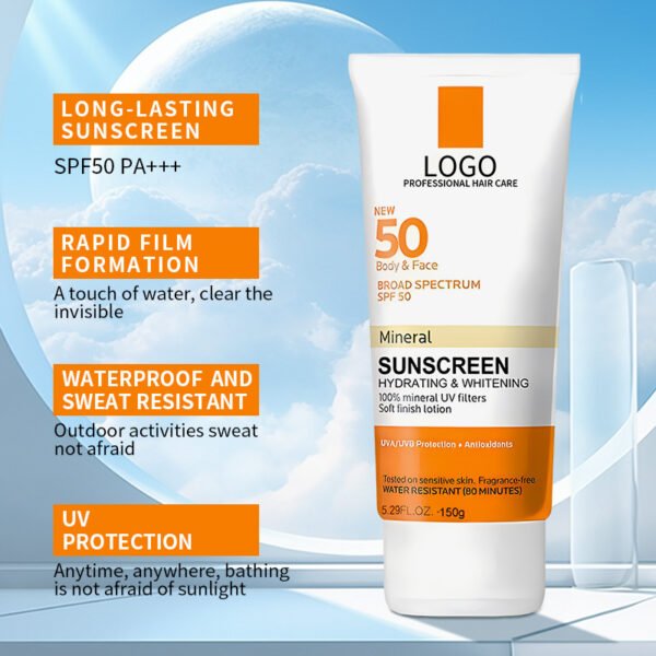 NIULOO Amazon TikTok Hot Selling Sunscreen Isolation Anti-UV Anti-sweat Refreshing Non-greasy Manufacturer OEM Private Label - Image 5