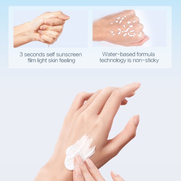 NIULOO Amazon TikTok hot selling sunscreen anti-sun aging repair sunscreen outdoor UV protection sunscreen SPF50PA+++ Manufacturer customized OEM private label - Image 5