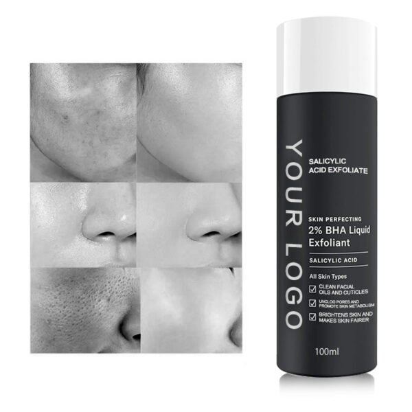NIULOO Factory Customized Amazon TikTok Hot Selling Salicylic Acid Customized Exfoliating Essence to Improve Blackheads and Enlarged Pores Original Solution Manufacturer OEM Private Label - Image 5