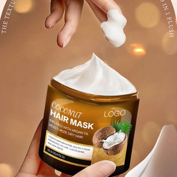 NIULOO Factory Customized Amazon TikTok Hot Selling Coconut Oil Hair Mask No Evaporation Mask Improve Frizz Repair Damaged Hair Hair Mask Manufacturer Wholesale OEM Private Label - Image 5