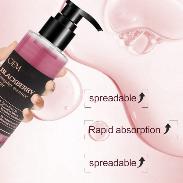 NIULOO Factory Customized Amazon TikTok Hot Selling Blackberry Complex Cream Essence Water Long-lasting Moisturizing Light Line Soothing Facial Essence Manufacturer OEM Private Label - Image 5