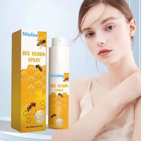 Wholesale Niuloo 20ml Bee Venom Wart Care Spray Cleansing and Fading Body Moles Smoothing Skin Spray Manufacturer OEM Private Label