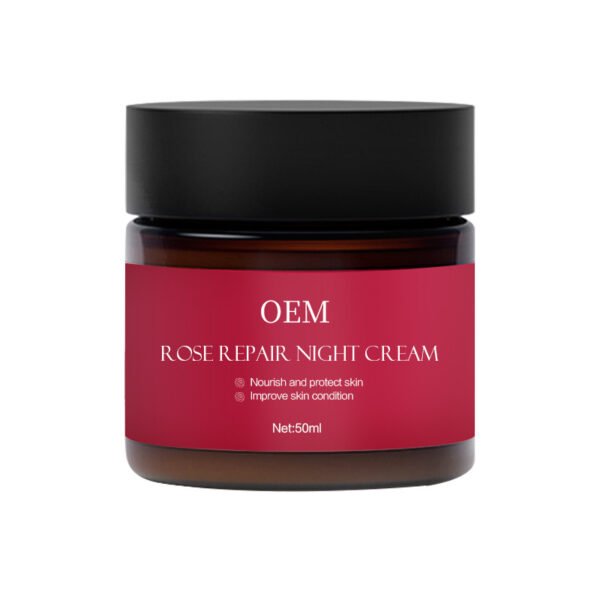NIULOO Amazon TikTok best-selling New Zealand same style rose hip repair night cream moisturizing repair moisturizing cream manufacturer customized OEM private label - Image 6