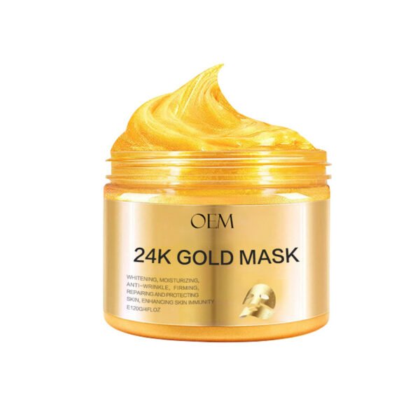 NIULOO Amazon TikTok Hot Selling 24K Gold Peel-off Mask Cross-Border Foreign Trade Gentle Blackhead Removing Gold Powder Mask Manufacturer OEM Private Label - Image 6