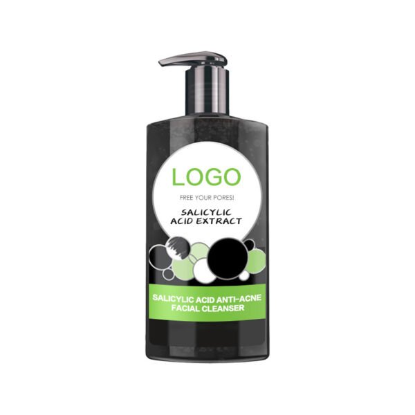 NIULOO Factory Customized Amazon TikTok Hot Selling Salicylic Acid Facial Cleanser Gentle Deep Cleansing Improve Acne Skin Cleanser Manufacturer Wholesale OEM Private Label - Image 6