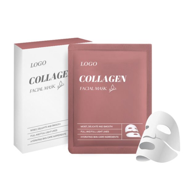 NIULOO Factory Customized Amazon TikTok Hot Selling Collagen Mask Deep Moisturizing Soluble Water Whitening Transparent Mask Manufacturer OEM Private Label - Image 6