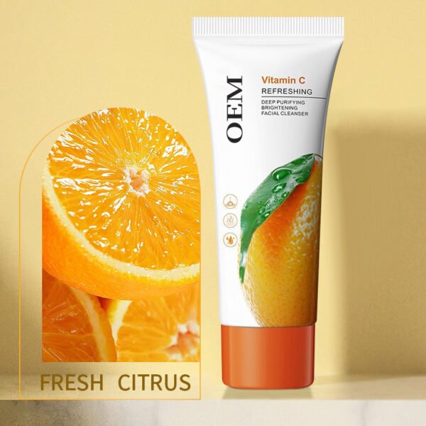 NIULOO Amazon TikTok Hot Sale Flower and Fruit Facial Cleanser Refreshing Moisturizing Cleansing Dirt Cleanser Facial Skin Care Products Manufacturer OEM Private Label - Image 7