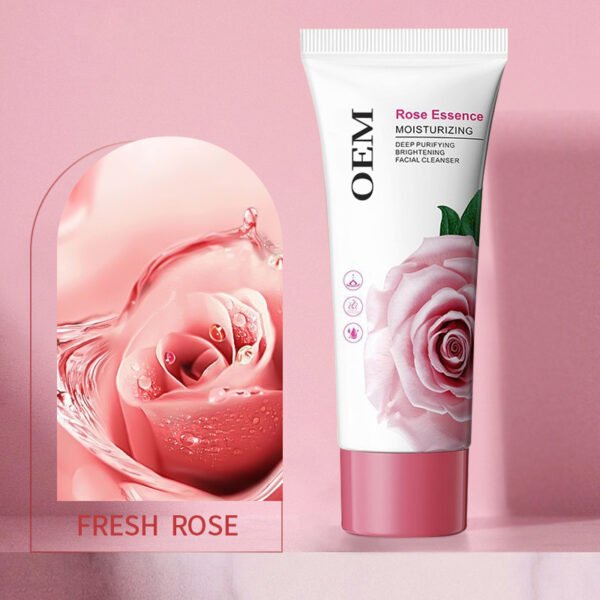 NIULOO Amazon TikTok Hot Sale Flower and Fruit Facial Cleanser Refreshing Moisturizing Cleansing Dirt Cleanser Facial Skin Care Products Manufacturer OEM Private Label - Image 8