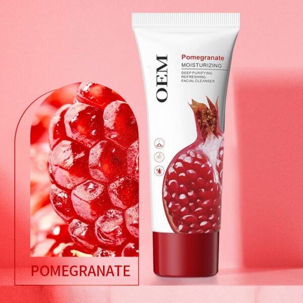 NIULOO Amazon TikTok Hot Sale Flower and Fruit Facial Cleanser Refreshing Moisturizing Cleansing Dirt Cleanser Facial Skin Care Products Manufacturer OEM Private Label - Image 10
